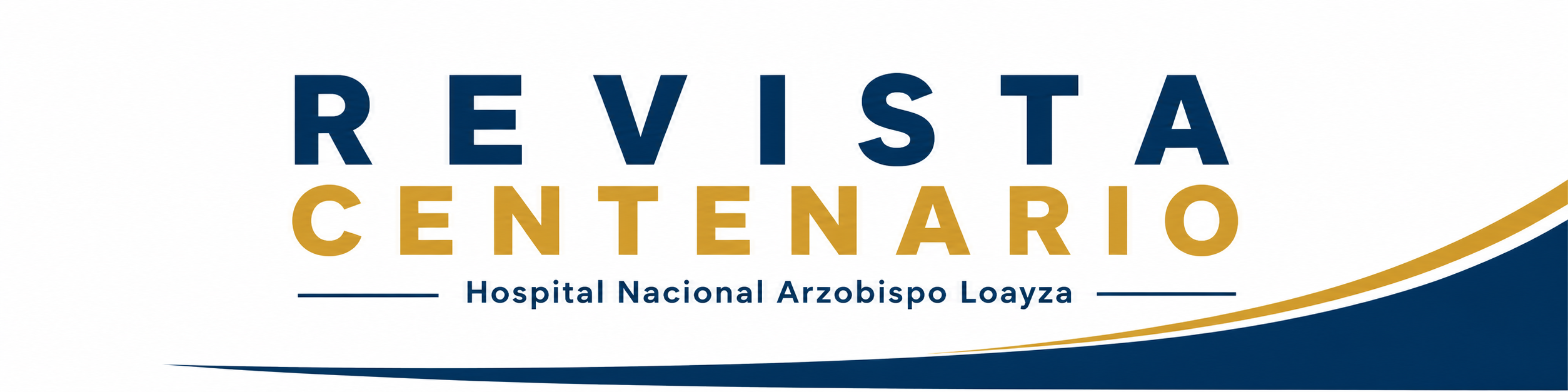 Logo de la Revista Centenario del Hospital Nacional Arzobispo Loayza.